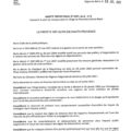 Arrêté Préfectoral